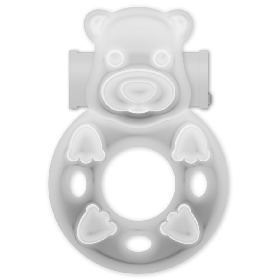 CASUAL LOVE - 26 ANNEAU DE VIBRATEUR TRANSPARENT BUNNY CASUAL LOVE