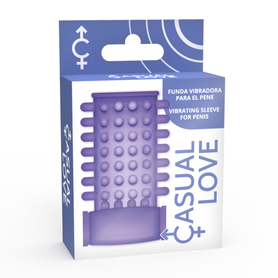 CASUAL LOVE - COUVERCLE DE PÉNIS DE VIBRATEUR LILAS CASUAL LOVE