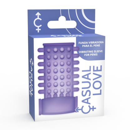 CASUAL LOVE - COUVERCLE DE PÉNIS DE VIBRATEUR LILAS CASUAL LOVE