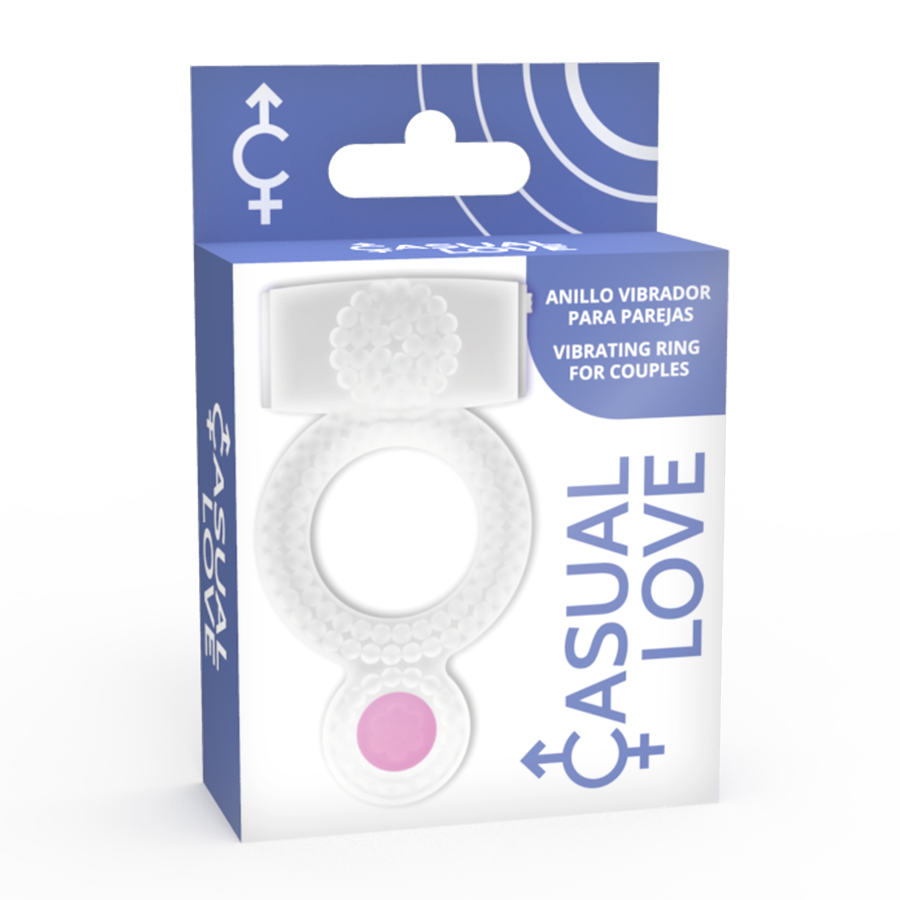 CASUAL LOVE - BAGUE TRANSPARENTE DOUBLE PLAISIR CASUAL LOVE