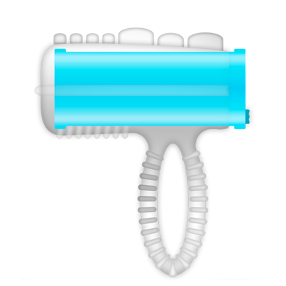 CASUAL LOVE - RING TONGUE VIBRATING BLEU CASUAL LOVE