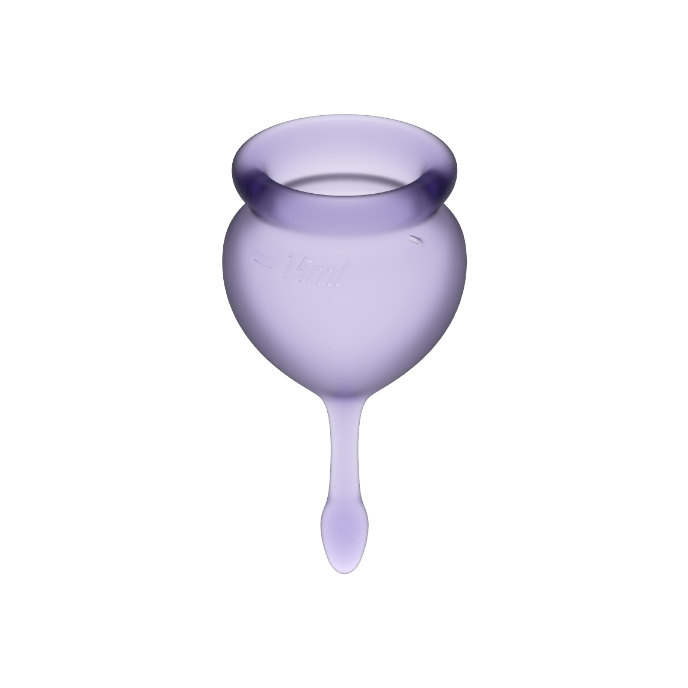 SATISFYER - COUPE MENSTRUELLE FEEL GOOD VIOLET 15 + 20 ML SATISFYER MENSTRUAL CUPS
