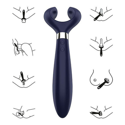 SATISFYER - ENDLESS FUN MULTI VIBRATEUR 3 BLEU SATISFYER PARTNER