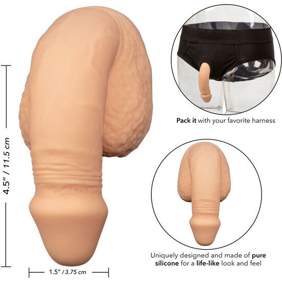 CALEXOTICS - EMBALLAGE SILICONE PÉNIS 12.75 CM CHAIR CALEXOTICS