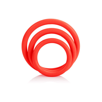 CALEXOTICS - JEU DE TROIS ANNEAUX ROUGE CALEXOTICS