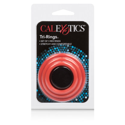 CALEXOTICS - JEU DE TROIS ANNEAUX ROUGE CALEXOTICS