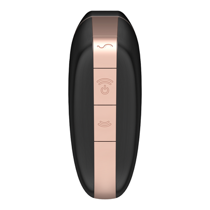 SATISFYER - STIMULATEUR ET VIBRATEUR AIR LOVE TRIANGLE NOIR SATISFYER CONNECT