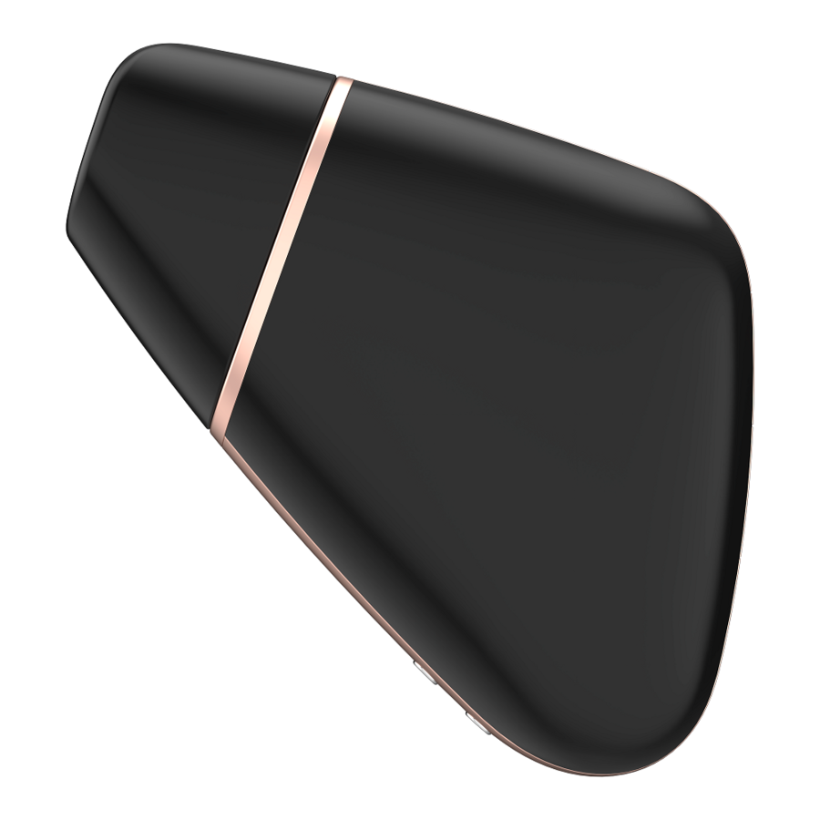 SATISFYER - STIMULATEUR ET VIBRATEUR AIR LOVE TRIANGLE NOIR SATISFYER CONNECT