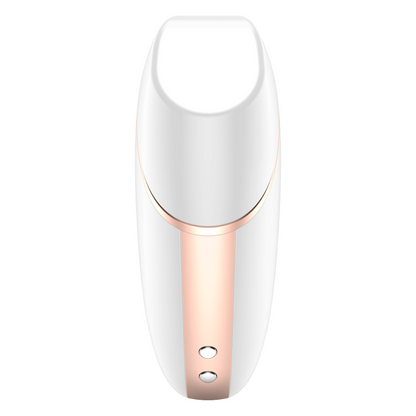 SATISFYER - STIMULATEUR ET VIBRATEUR AIR LOVE TRIANGLE BLANC SATISFYER CONNECT