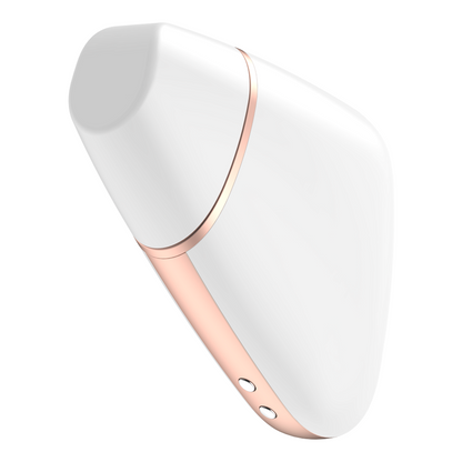 SATISFYER - STIMULATEUR ET VIBRATEUR AIR LOVE TRIANGLE BLANC SATISFYER CONNECT