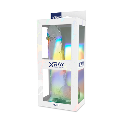 X RAY - BITE TRANSPARENTE AVEC BOULES 22 CM -O- 4.6 CM X RAY