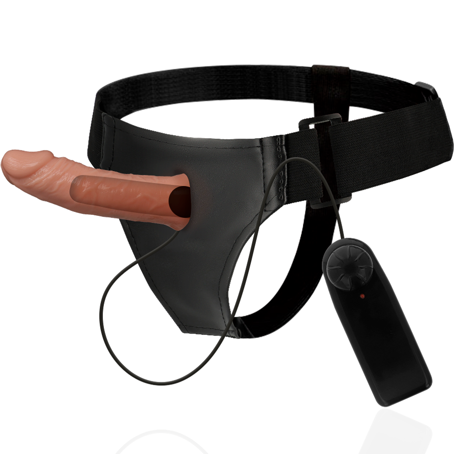 HARNESS ATTRACTION - RNES CREUX BENNY AVEC VIBRATEUR 15 CM -O- 4.5 CM HARNESS ATTRACTION