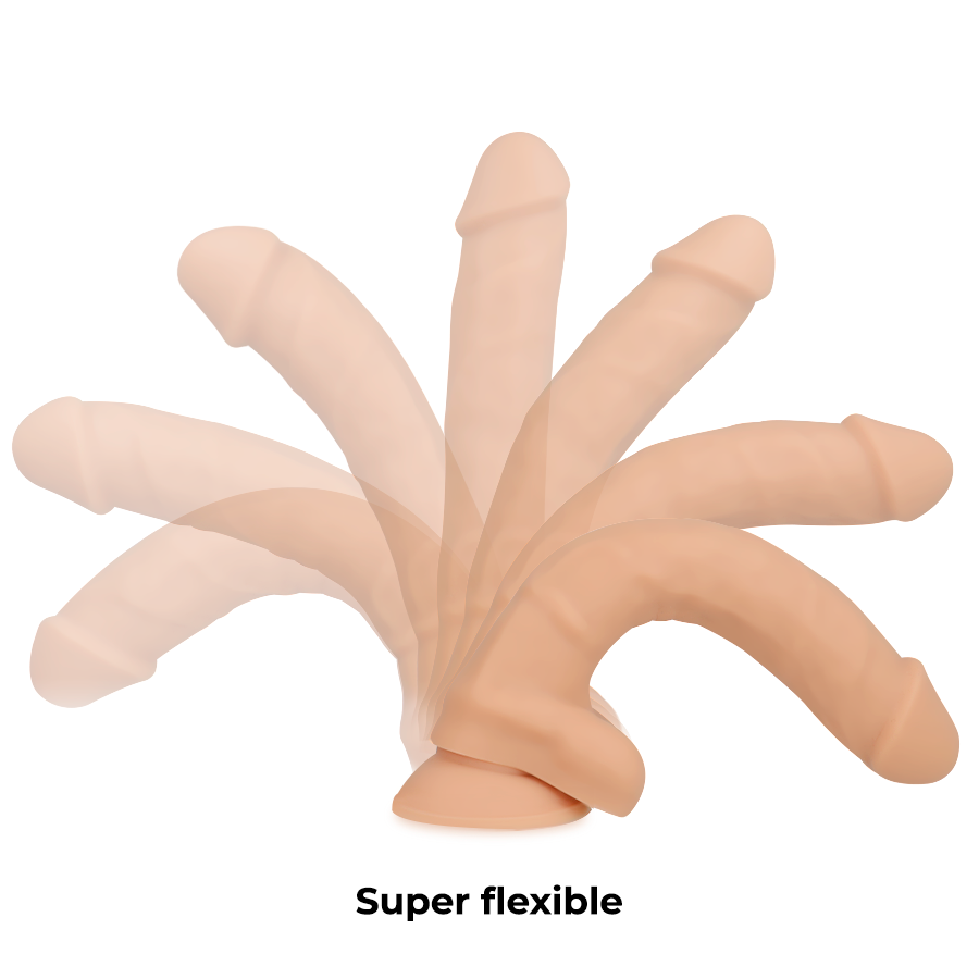 COCK MILLER - GODE RÉALISTE SILICONE DENSITÉ ARTICULABLE CHAIR 18 CM COCK MILLER
