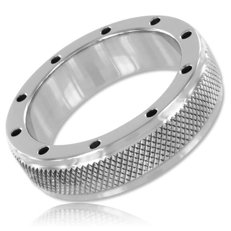 METAL HARD - ANNEAU POUR PÉNIS ET TESTICULES 45MM METAL HARD