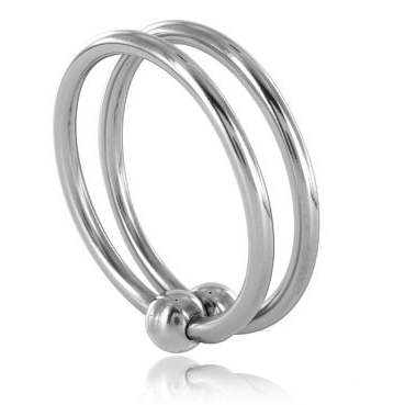 METAL HARD - ANNEAU DOUBLE ACIER METAL DUR 30MM METAL HARD
