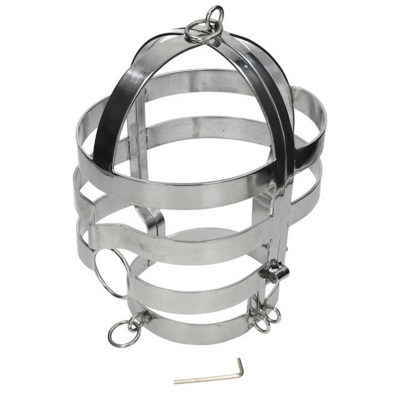 METAL HARD - MASQUE AVEC COLLIER EN ACIER METAL HARD
