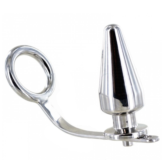 METAL HARD - ANNEAU EN ACIER AVEC PLUG ANAL 45 X 45MM METAL HARD