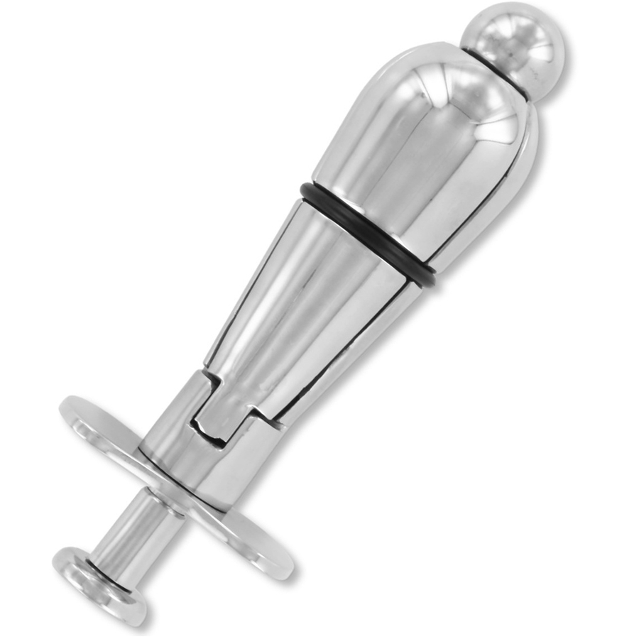 METAL HARD - PLUG ANAL EN AVEC SERRURE METAL HARD