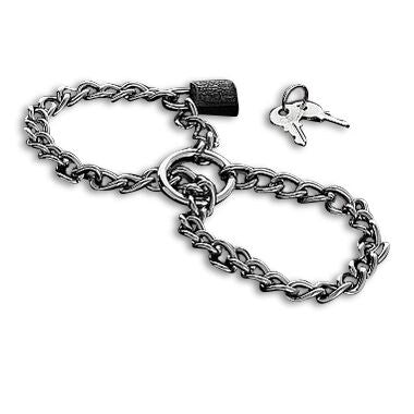 METAL HARD - MENOTTES AVEC CHAÎNE EN ACIER INOXYDABLE. METAL HARD