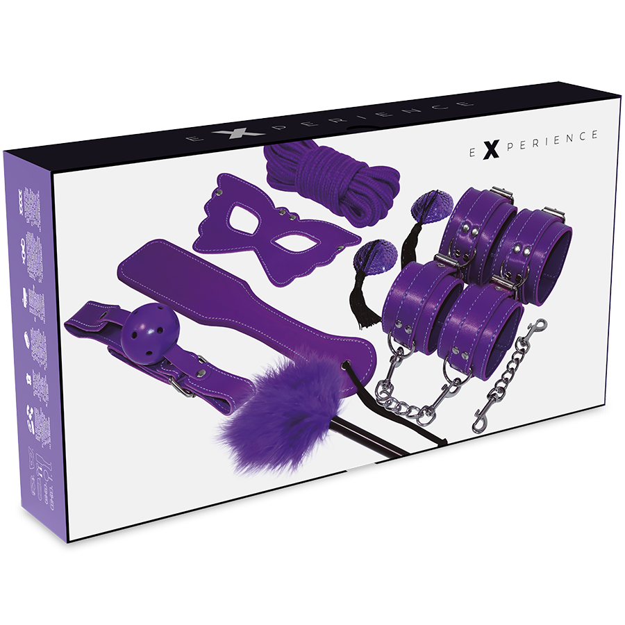 EXPERIENCE - KIT FÉTICHE BDSM SÉRIE VIOLET EXPERIENCE