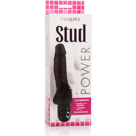 CALEXOTICS - VIBRATEUR NOIR POWER STUD CLITERRIFIC CALEXOTICS