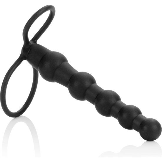 CALEXOTICS - PERLE DOUBLE PÉNÉTRATEUR NOIR CALEXOTICS