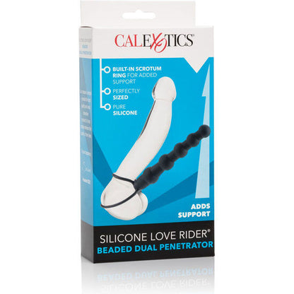 CALEXOTICS - PERLE DOUBLE PÉNÉTRATEUR NOIR CALEXOTICS