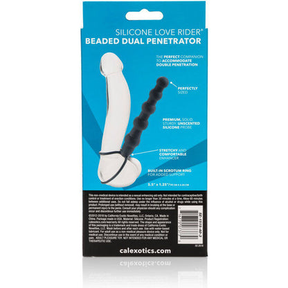 CALEXOTICS - PERLE DOUBLE PÉNÉTRATEUR NOIR CALEXOTICS