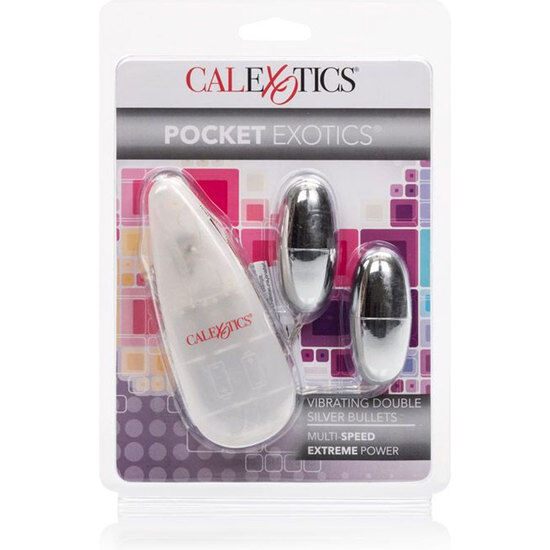 CALEXOTICS - BALLES VIBRANTES DUO ARGENT CALEXOTICS