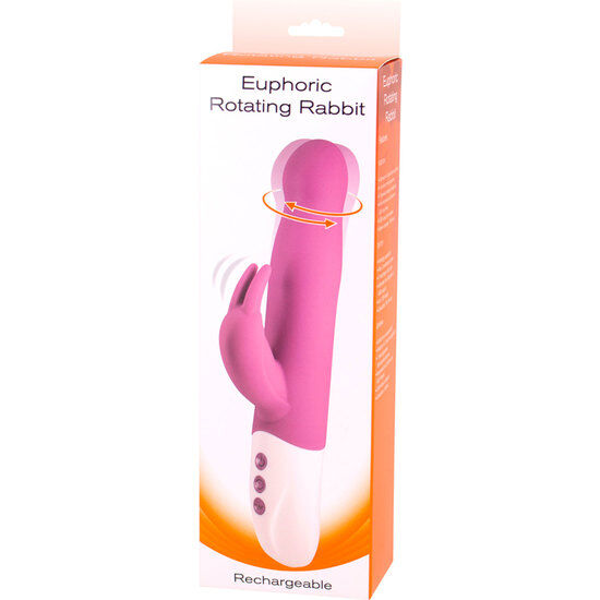SEVEN CREATIONS - VIBRATEUR EUPHORIC BUNNY AVEC ROTATION LILAS SEVEN CREATIONS