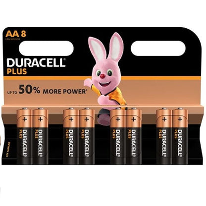 DURACELL - BATTERIE PLUS POWER AA LR6 8UNITÉS DURACELL