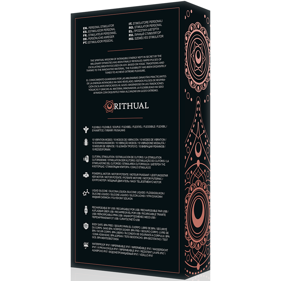 RITHUAL - ANUSARA DOUBLE MOTEUR RECHARGEABLE 2.0 NOIR RITHUAL