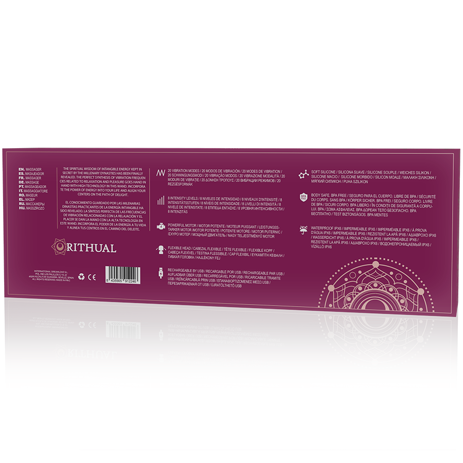 RITHUAL - BAGUETTE AKASHA PUISSANTE RECHARGEABLE 2.0 ORCHIDÉE RITHUAL