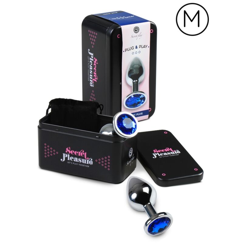 SECRETPLAY - PLUG ANAL BLEU M SECRETPLAY TOYS