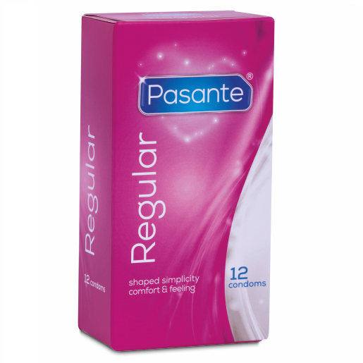 PASANTE - PRÉSERVATIFS RÉGULIERS PAQUET DE 12 PASANTE