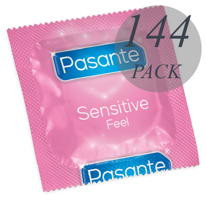 PASANTE - PRÉSERVATIFS ULTRAFINS SENSIBLES 144 UNITÉS PASANTE