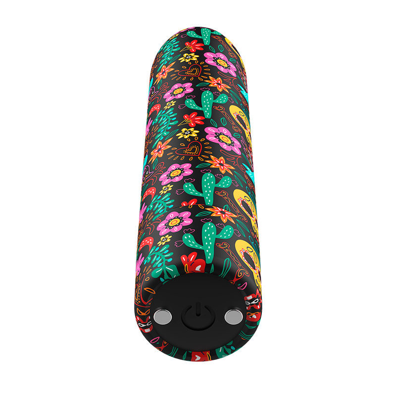 CUSTOM BULLETS - BULLETS PERSONNALISÉS RECHARGEABLE FLORAL 10 INTENSITIES CUSTOM BULLETS