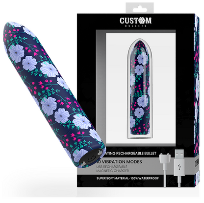 CUSTOM BULLETS - PERSONNALISÉS RECHARGEABLE PRINTEMPS 10 INTENSITIES CUSTOM BULLETS