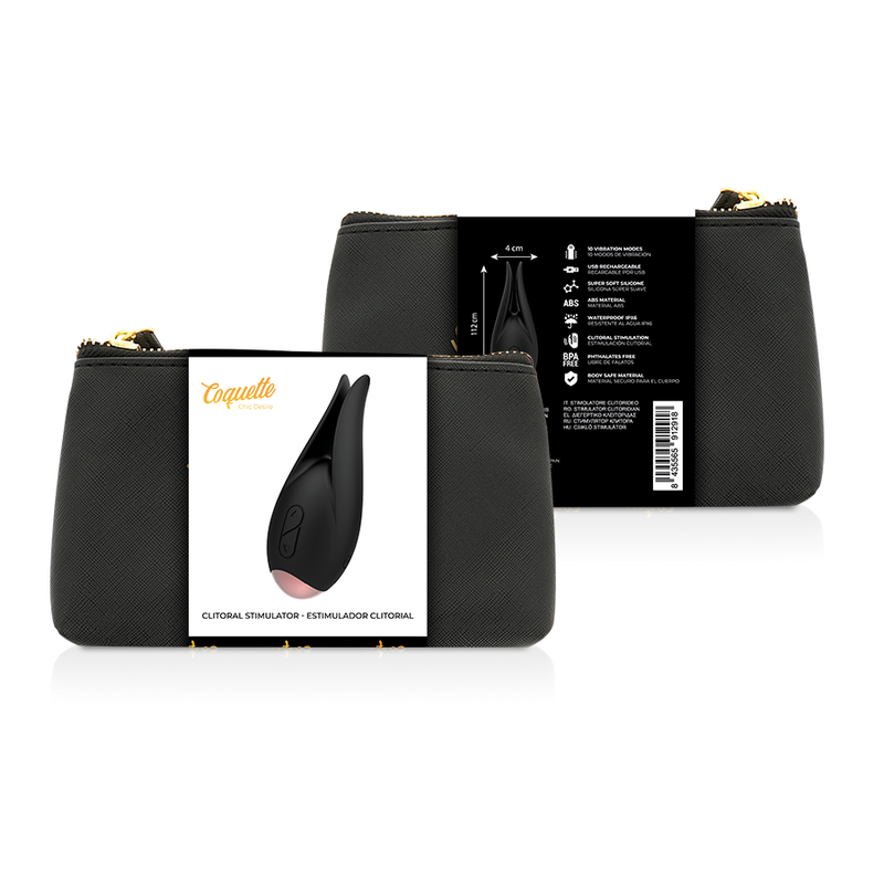 COQUETTE CHIC DESIRE - STIMULATEUR CLITORIAL NOIR / OR COQUETTE TOYS