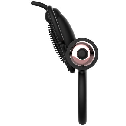COQUETTE CHIC DESIRE - COCKRING PAPILLON AVEC VIBRATEUR NOIR/ OR COQUETTE TOYS
