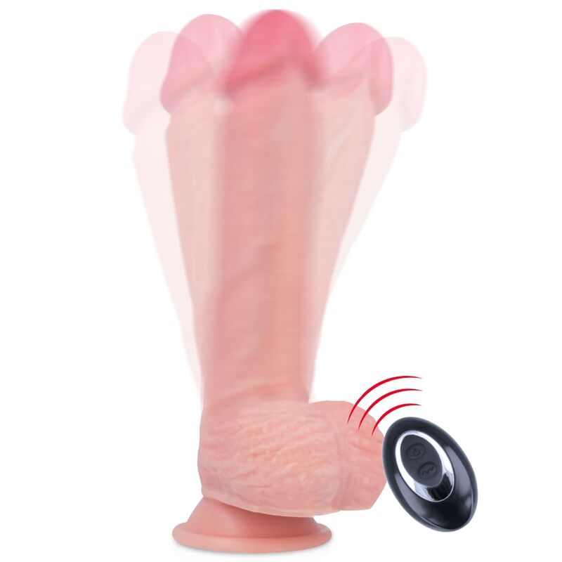 ROCKARMY - VIBRATEUR EN SILICONE LIQUIDE TÉLÉCOMMANDE PREMIUM APACHE 20.5 CM -O- 4.62 CM ROCK ARMY
