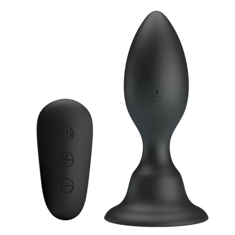 MR PLAY - PLUG ANAL AVEC TÉLÉCOMMANDE VIBRATION NOIRE MR PLAY
