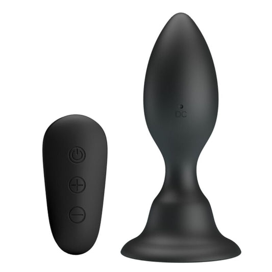 MR PLAY - PLUG ANAL AVEC TÉLÉCOMMANDE VIBRATION NOIRE MR PLAY
