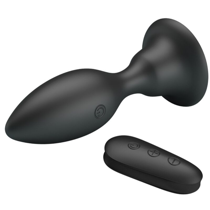 MR PLAY - PLUG ANAL AVEC TÉLÉCOMMANDE VIBRATION NOIRE MR PLAY