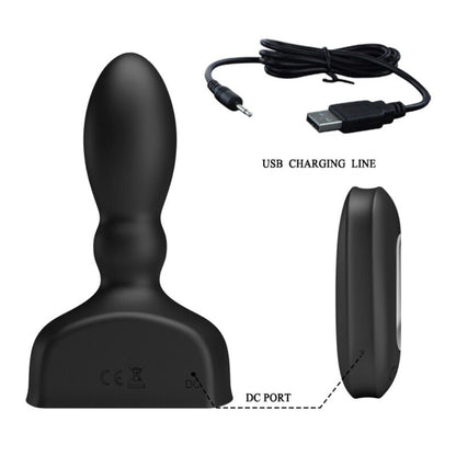 MR PLAY - TÉLÉCOMMANDE DE PLUG ANAL GONFLABLE NOIR MR PLAY