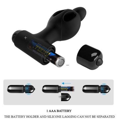 MR PLAY - PLUG ANAL EN SILICONE AVEC VIBRATION MR PLAY