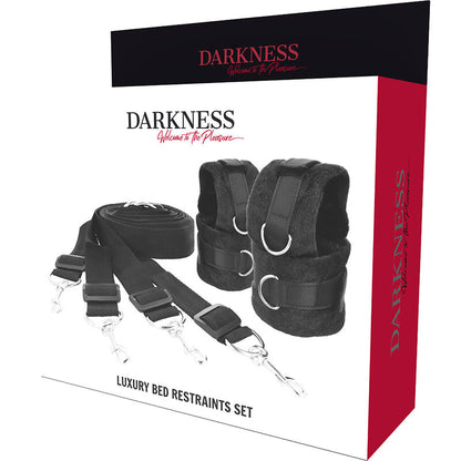DARKNESS - ENSEMBLE DATTAQUES DE LIT DARKNESS BONDAGE