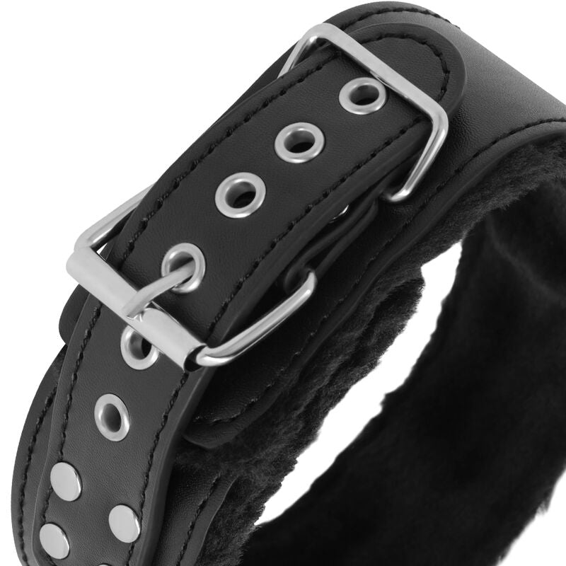 DARKNESS - COLLIER DOUBLÉ AVEC CHAÎNE EN TITANE DARKNESS BONDAGE