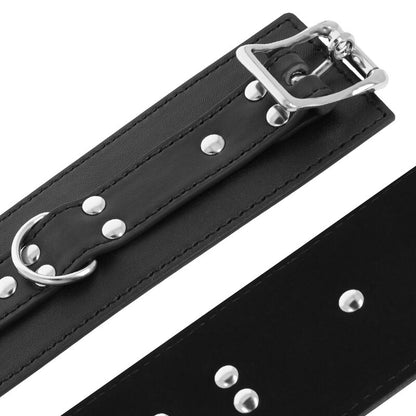 DARKNESS - MENOTTES EN CUIR NOIR DARKNESS BONDAGE