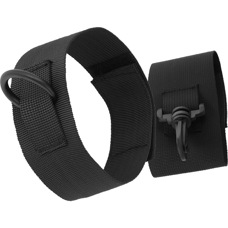 DARKNESS - CHEVILLES EN NYLON NOIR DARKNESS BONDAGE